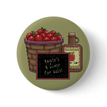 Apples and Cider Button