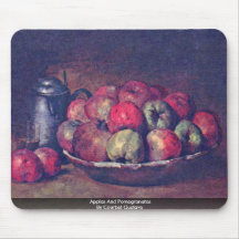Apples And Pomegranates By Courbet Gustave Mousepad