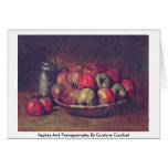 Apples And Pomegranates By Gustave Courbet cards