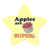 apples are super star stickers
