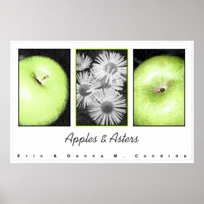 Apples & Asters Print by creativeworks