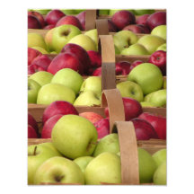 Apples at Market - Red and Golden Delicious Photo Print