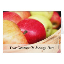 Apples At The Farmers Market Card
