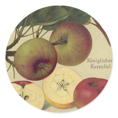 "Apples Botanical" Stickers by cowboyannie
