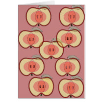 apples greeting cards