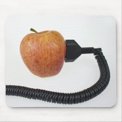 Apples give you energy mouse pad by joggiebotma