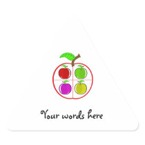 Apple's inside apple triangle sticker