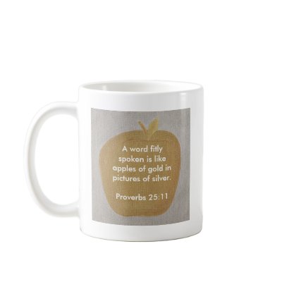 Apples of gold in pictures of silver, mugs by Cherylsart