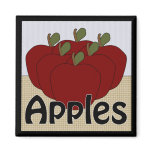 Apples Series 2 Square Magnet