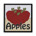 Apples Series 2 Square Magnet