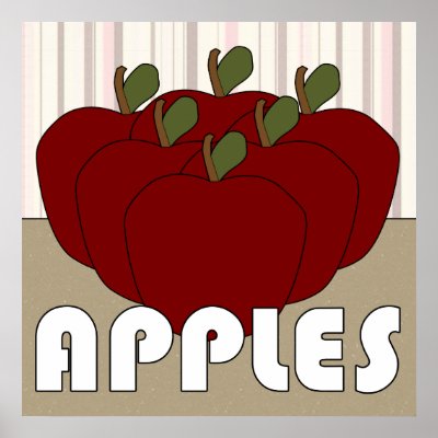 Apples Series 3 Print by estjohn
