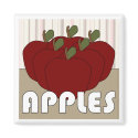 Apples Series 3 Square Magnet