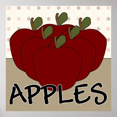 Apples Series 4 Print by estjohn