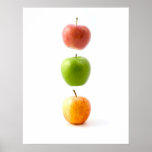 Apples The Forbidden Floating Fruit Art Poster posters