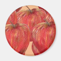 Apples to Apples Pattern Fridge Magnet