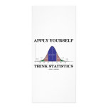 Apply Yourself Think Statistics (Bell Curve) rack cards