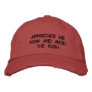 APPRECIATE ME NOW...AVOID THE RUSH EMBROIDERED BASEBALL CAPS