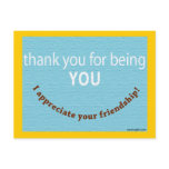 Appreciate Your Friend postcards