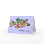 AppreciOCEAN rainbow cartoon fish thank you card