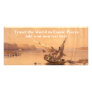 "Approach to the Fortress of Ibrim Nubia,1835" Personalized Rack Card