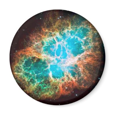Approaching Crab Nebula Fridge Magnet by williamwilder