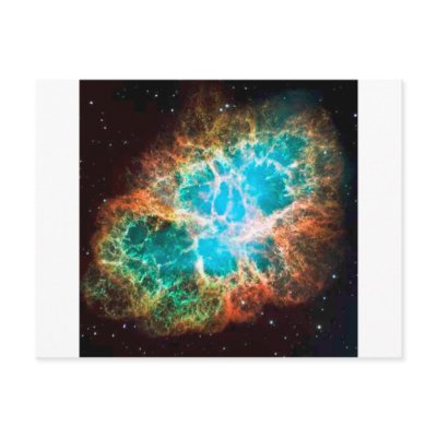 Approaching Crab Nebula Post Card by williamwilder
