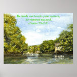 'Approaching Lerryn (Christian)' Poster
