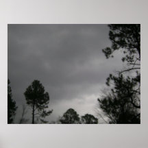 approaching thunderstorm poster