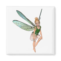 Aprella Fairy Square Fridge Magnets