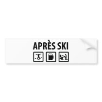 apres ski bumper stickers