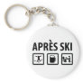 apres ski key chain