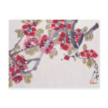 Apricot Blossoms Postcard