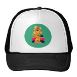 Apricot Poodle 50's Style Trucker Cap Hat