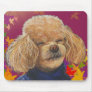 Apricot Poodle Fall Leaves Art Print