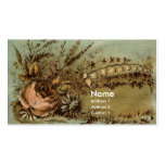 Apricot Rose & Lily of the Valley Victorian Business Card Template