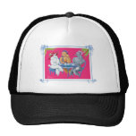 Apricot White and Silver Poodle Party Hat