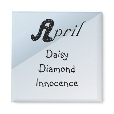 April Birthday Refrigerator Magnet by seashell2