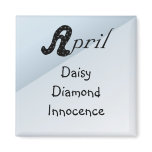 April Birthday magnets