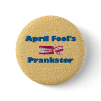 April Fool's Prankster Pinback Buttons