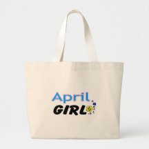 April Girl Tote Bags
