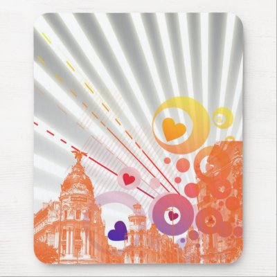 April in Paris Mouse Mats by Elle_Ichai