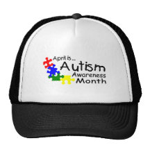 April Is Autism Awareness Month (Pieces) Trucker Hat