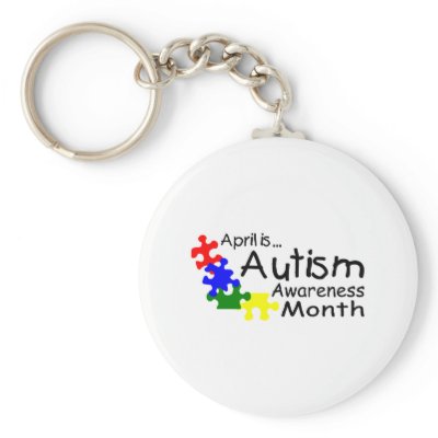 April Is Autism Awareness Month (PP) Keychain by TeeZazzle