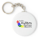 April Is Autism Awareness Month (PP) keychains