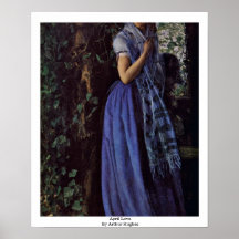 April Love By Arthur Hughes Print