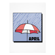 April Showers Personalized Invitation