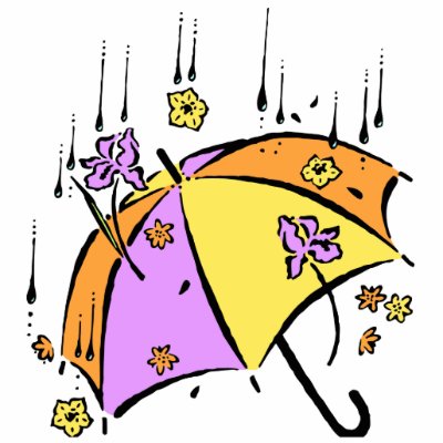 April Showers Umbrella Acrylic Cut Outs by doonidesigns