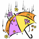 April Showers Umbrella photo sculptures