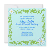 April's Sweet Sixteen Eternal Spring Invitation