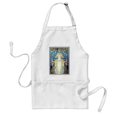 Apron: Art Nouveau - Privat Livemont by VintageCabaret